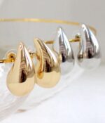 BRINCO DE GOTA - BANHO OURO AMARELO - Imagem 3