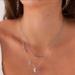 COLAR DUPLO - RODIO BRANCO - Imagem 2