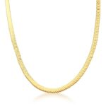 CORRENTE ESCAMA - BANHO DE OURO AMARELO