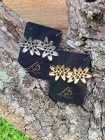 BRINCO FLOR - RODIO BRANCO - Imagem 2