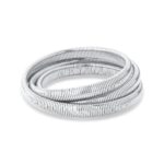 PULSEIRA 3 VOLTAS MOLA  - RODIO BRANCO