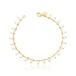 PULSEIRA PEROLAS BABY - BANHO EM OURO AMARELO