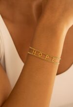 PULSEIRA HOPE - BANHO EM OURO AMARELO - Imagem 2