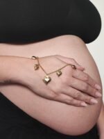 PULSEIRA BERLOQUEIRA DE CORAÇÃO - BANHO EM OURO AMARELO - Imagem 3