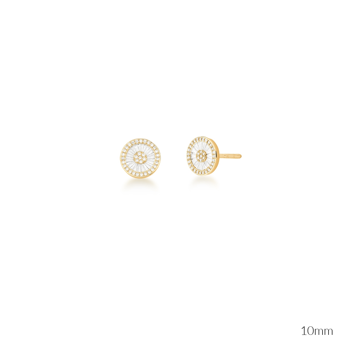 15360097884-6854.jpg BRINCO PIZZA P - BANHO EM OURO AMARELO - Imagem 1