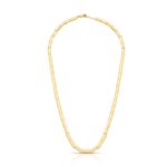 COLAR COM TUBOS 4MM - BANHO EM OURO AMARELO