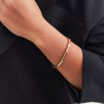 PULSEIRA TUBOS 4MM - BANHO EM OURO AMARELO - Imagem 2