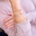 BRACELETE ALGEMA TUBOLAR - BANHO EM OURO AMARELO - Imagem 3