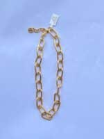 COLAR ELOS OVAIS - BANHO EM OURO AMARELO