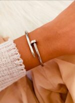 BRACELETE PREGO - RODIO BRANCO - Imagem 3