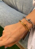 BRACELETE PREGO - RODIO BRANCO - Imagem 4