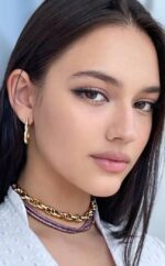 COLAR 3 ELOS ENTRELAÇADOS - BANHO EM OURO AMARELO - Imagem 3