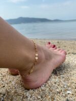 TORNOZELEIRA DE SEMENTES - BANHO EM OURO AMARELO - Imagem 2