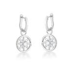 BRINCO ARGOLA 2X1 STAR - RODIO BRANCO