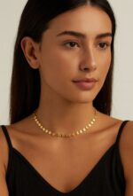 CHOKER SEMENTE - BANHO EM OURO AMARELO - Imagem 2