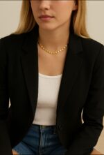 CHOKER SEMENTE - BANHO EM OURO AMARELO - Imagem 3