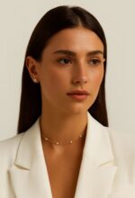 CHOKER COM PEROLAS - BANHO EM OURO AMARELO - Imagem 3