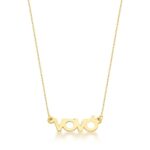 CORRENTE VOVÓ - BANHO EM OURO AMARELO